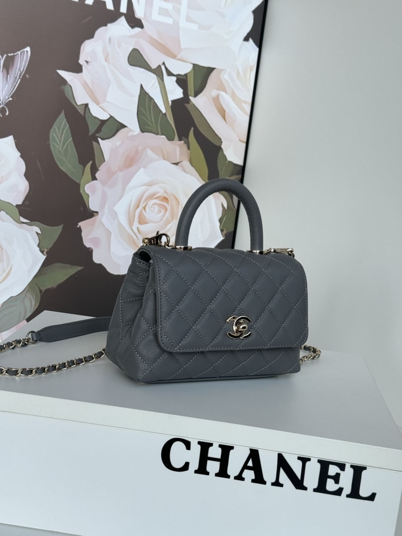 Ch**el top handle bags